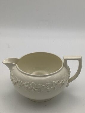 Vintage Wedgwood Embossed Queens Ware Creamer